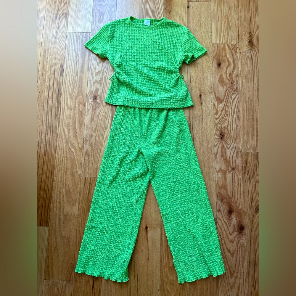 ZARA KIDS SIZE 13-14 CM 164 Lime Green Set